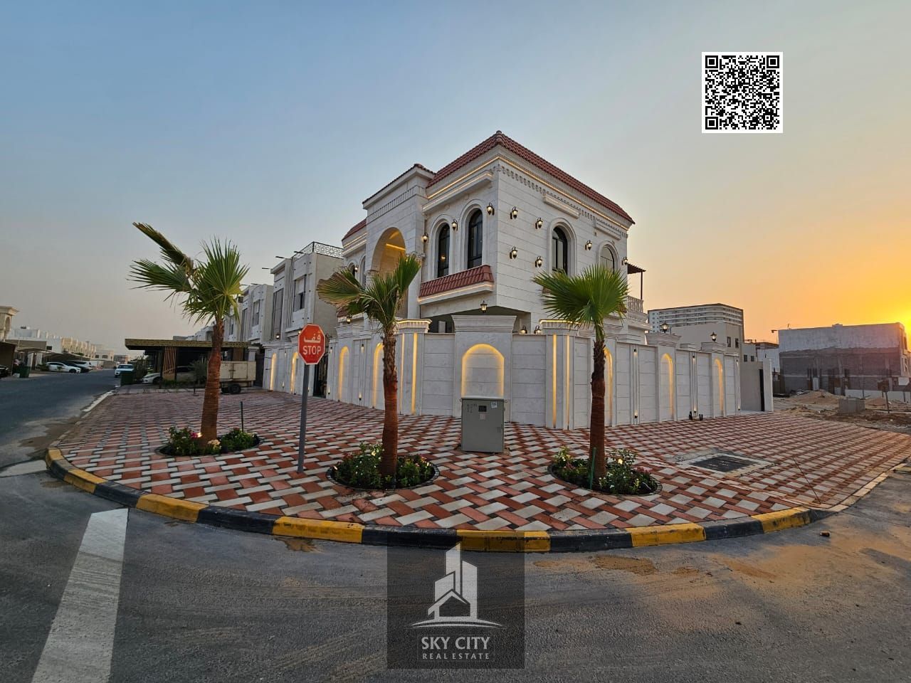 Your chance to own your dream villa in Al Helio, on a corner plot with two street frontages, featuring an exceptionally elegant design and spacious, c