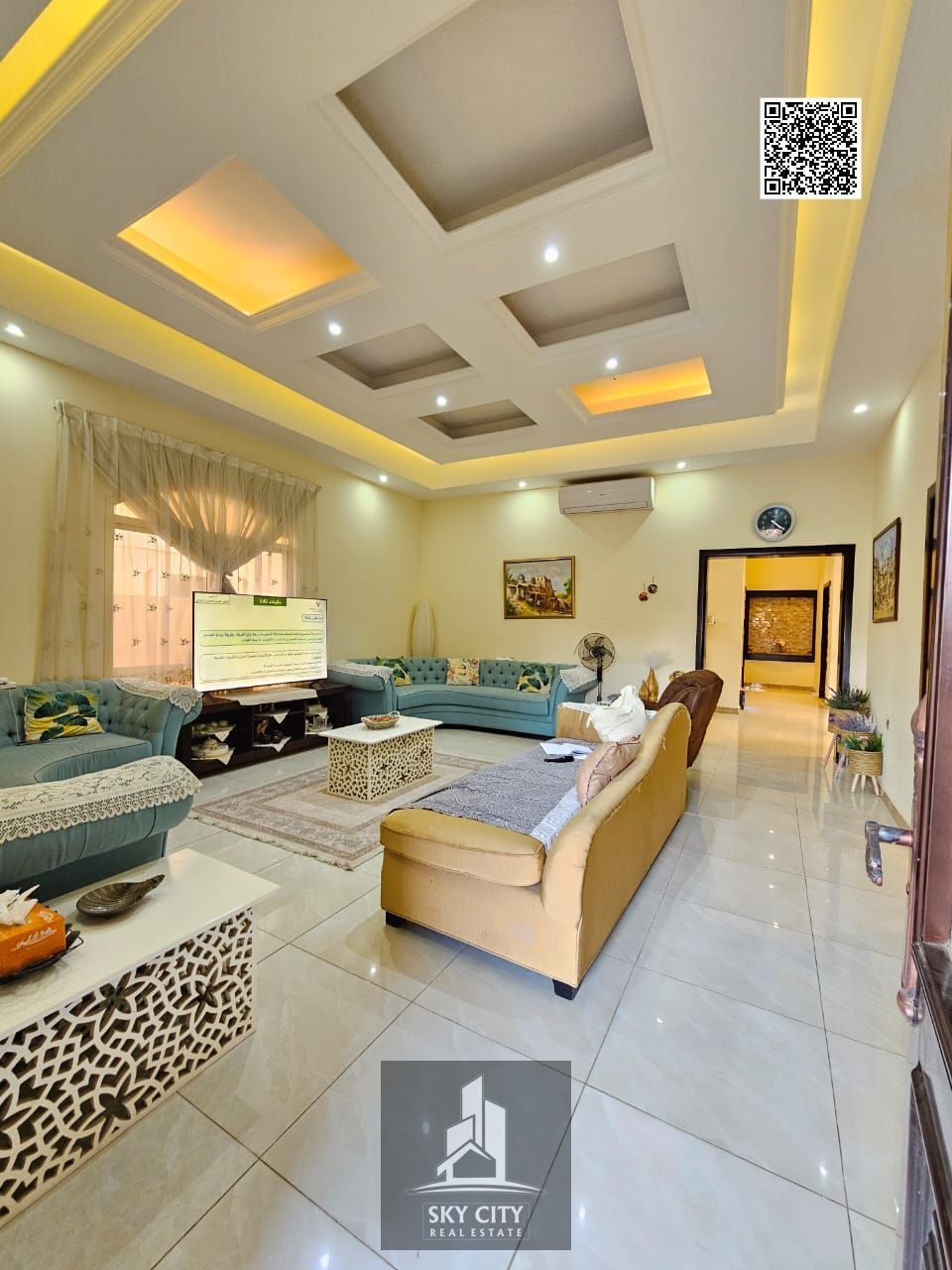 Includes electricity, water, and air conditioning at an incredible price! Residential/commercial villa in one of Ajman's most prestigious locations.