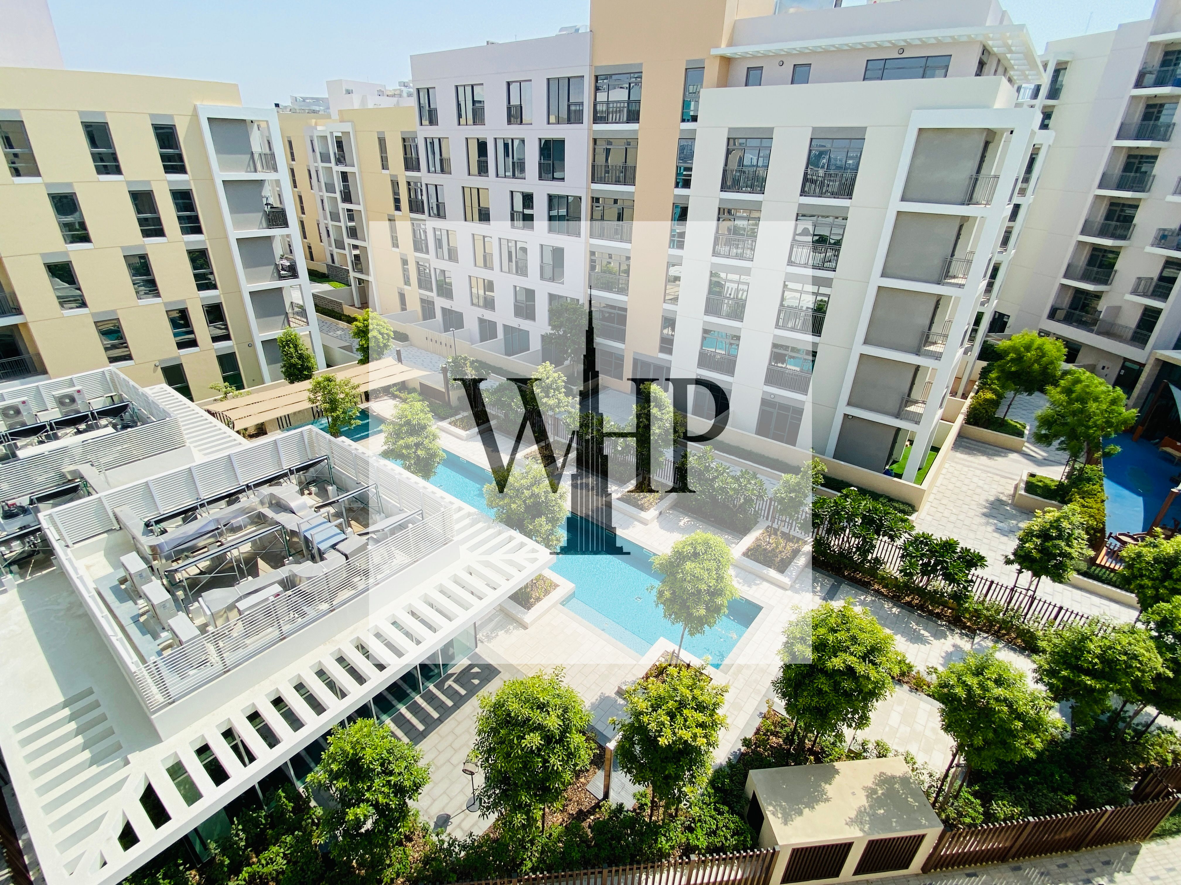 Modern studio with pool view premium amenities For sale | Uptown Al Zahia