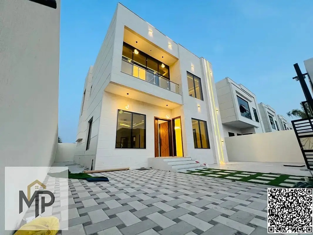 For sale: A villa with excellent finishing in Al Helio – Luxury villa in Al Helio 2 – Ajman | 4 master bedrooms | Majlis and living room with washroom