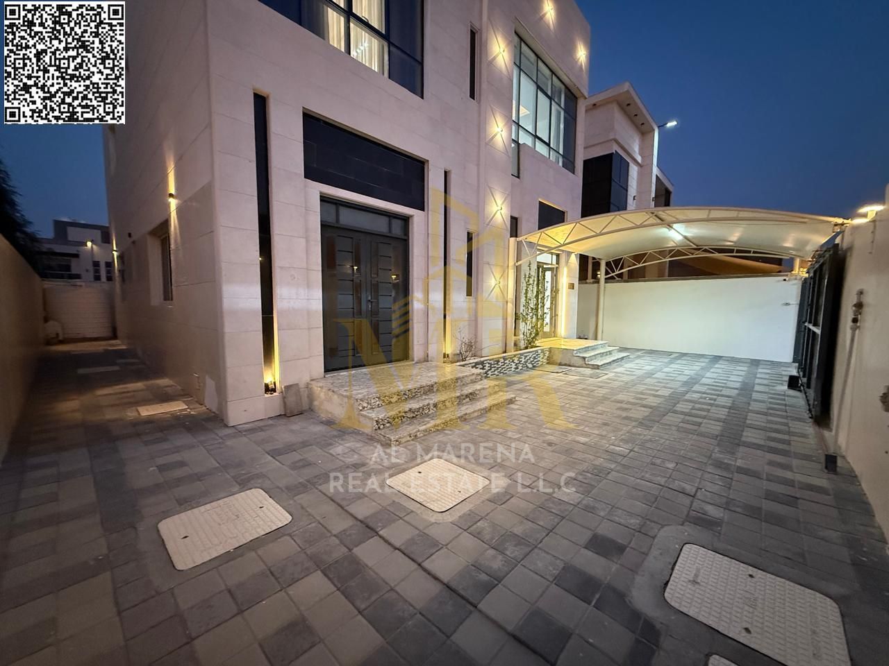 With electricity, water, and air conditioning, own your dream villa in a sophisticated style in a luxurious villa in the heart of Al Zahia.