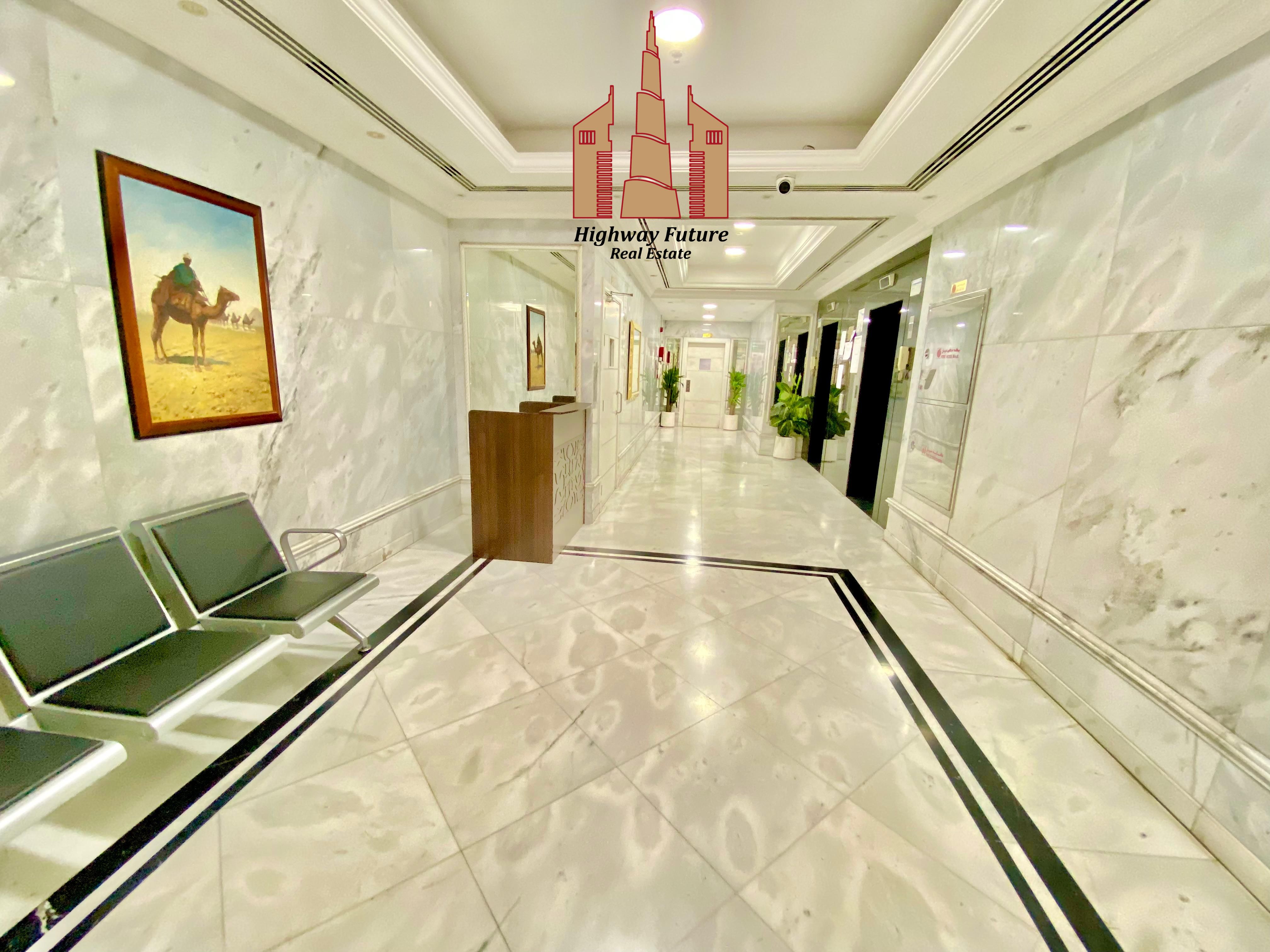 Amazing 1Bedroom and Hall in 45,000 AED With Balcony Master Bedroom Covered Parking in School Zone Area