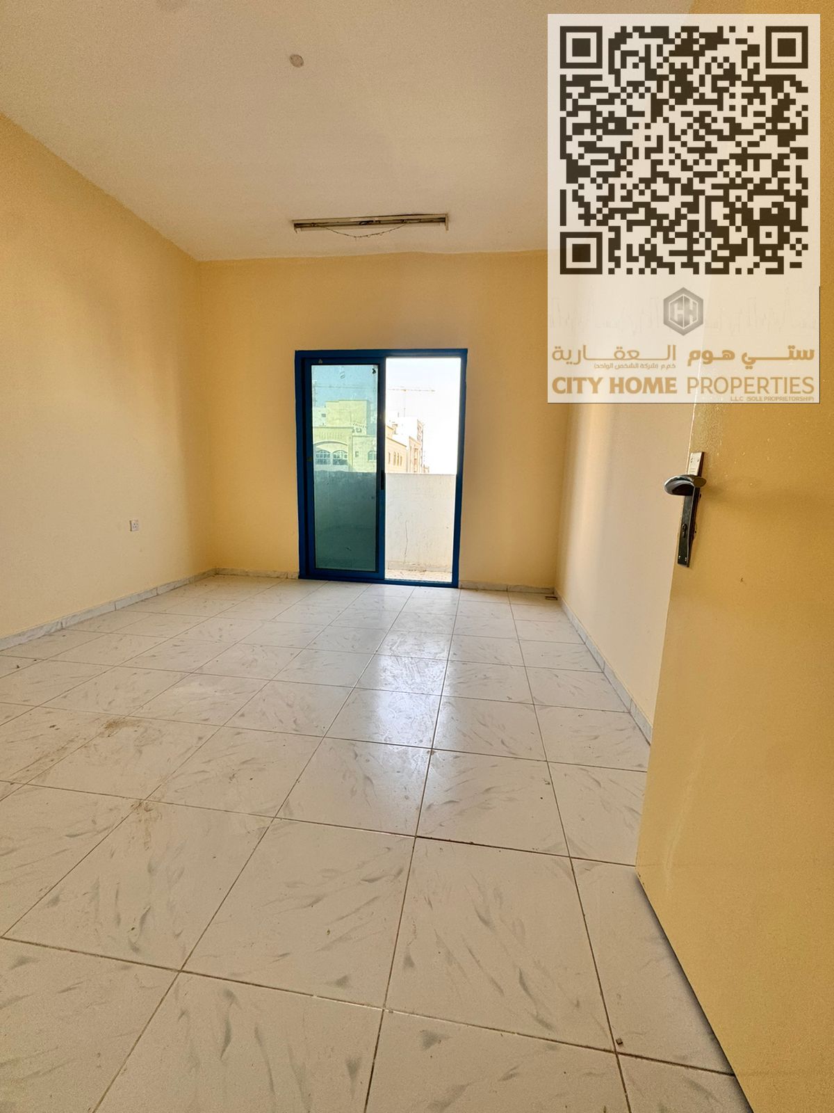 1BHK apartment with a large area for annual rent in Al Hamidiya, Ajman. Family building, located near the Dubai and Sharjah exit.