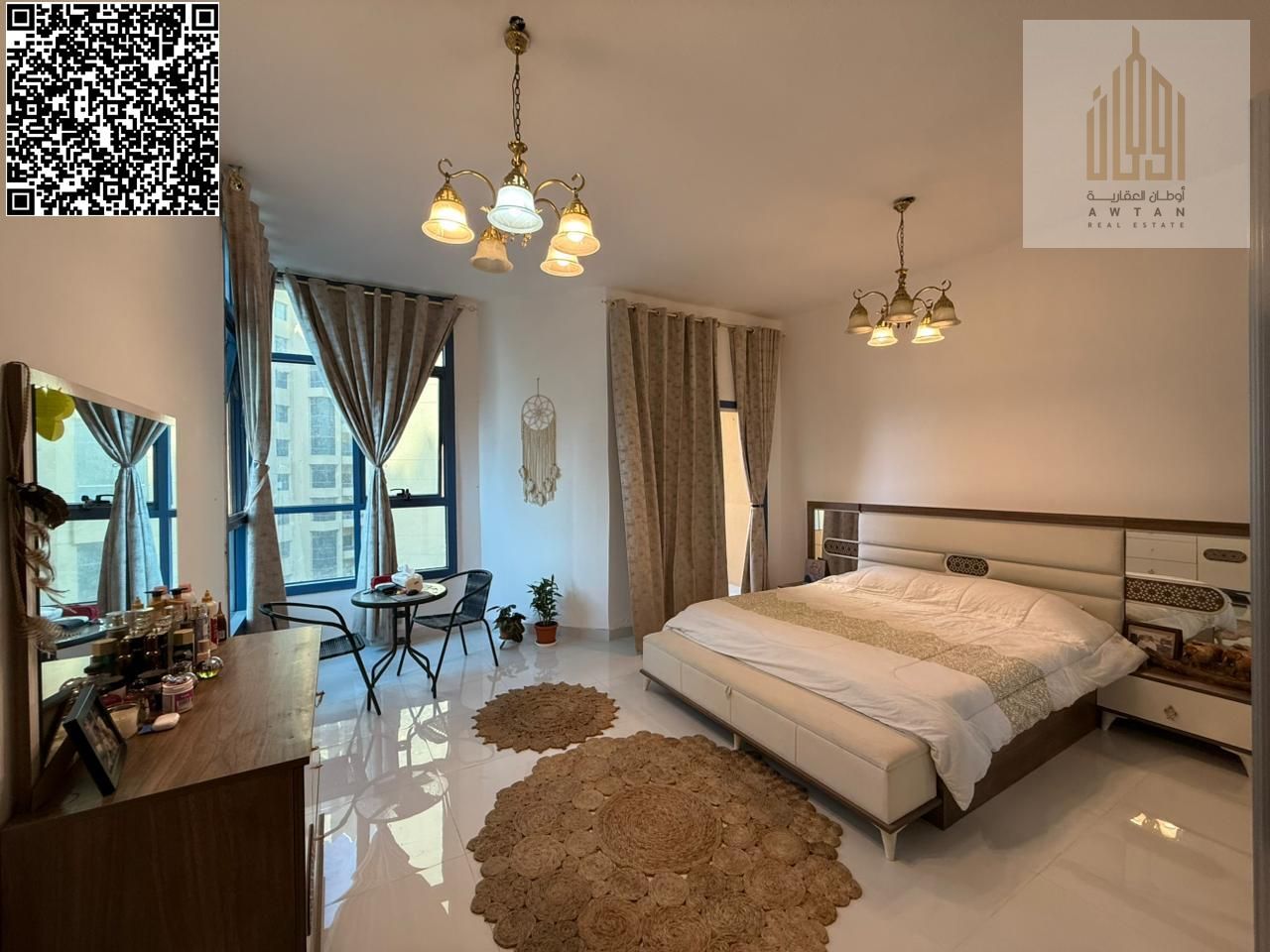 Apartment for sale in B3, Al Khor Tower, Al Khail Towers Apartment for sale in Al Rashidiya area, Al Khor Towers, Ajman Area: 168 sq m / 1808 sq ft