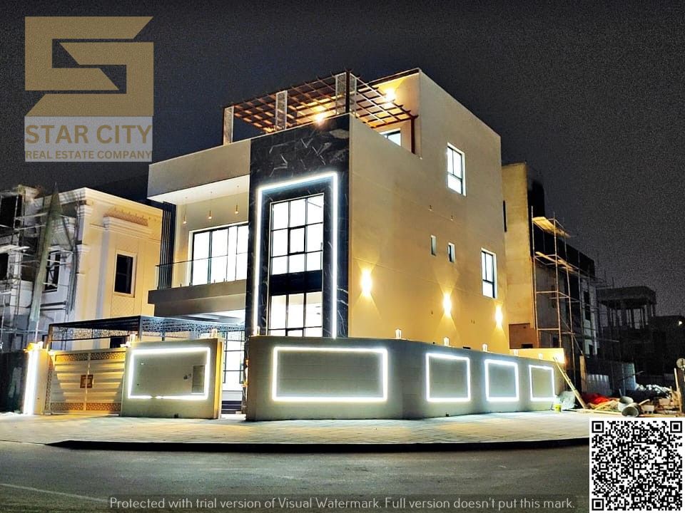 Modern Corner Villa for Sale in Al Helio 2 – Ajman | Elegant Design & Prime Location