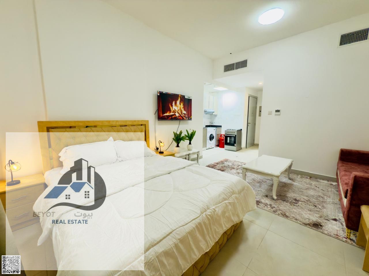 Studio apartment, Ajman Corniche area