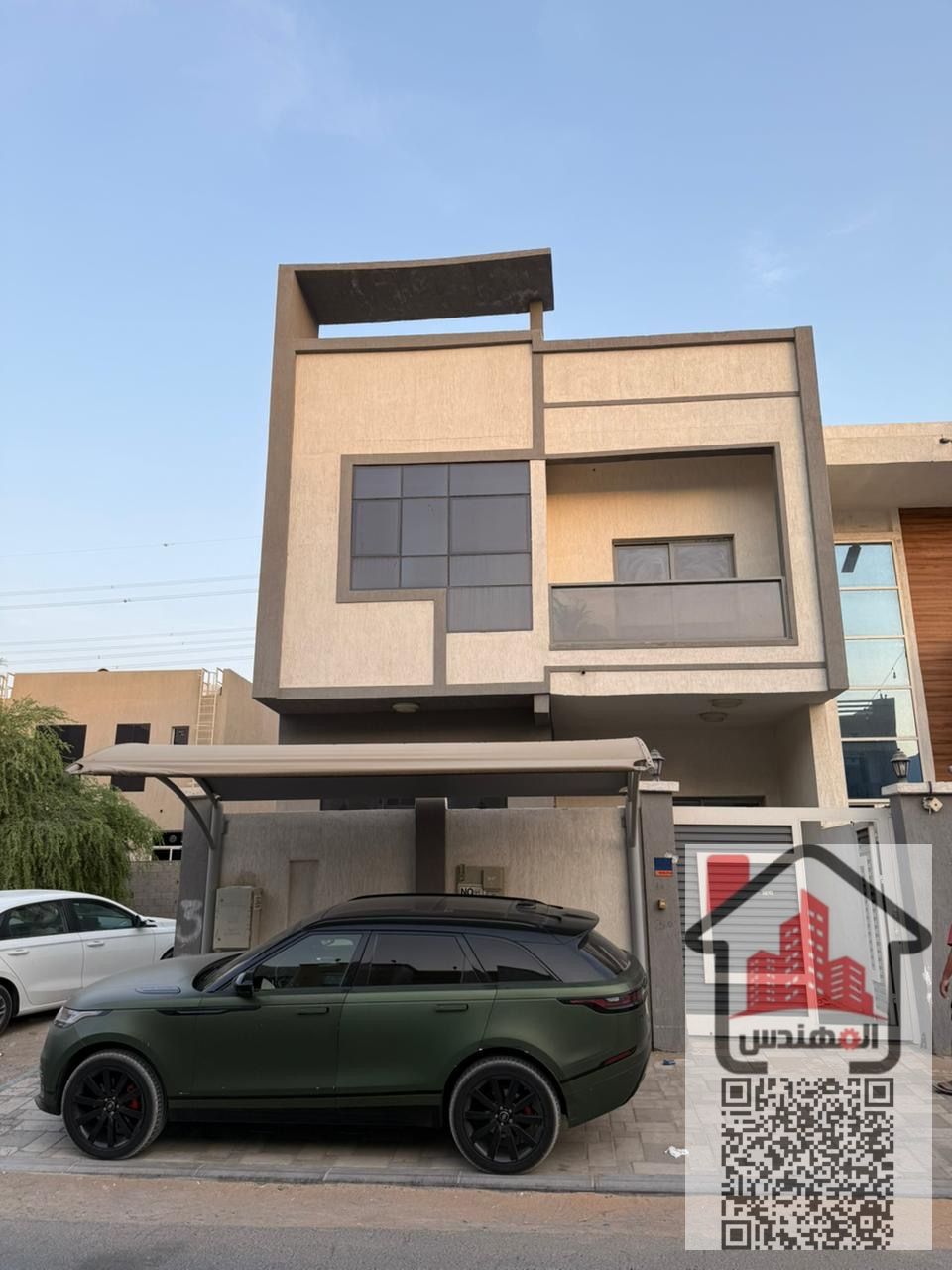 Jasmine Townhouse Area 1722 sq m Five master bedrooms Majlis Living room Covered outdoor parking Monthly 15,000 (including utilities) Annual 110,000 (four installments, furnished)