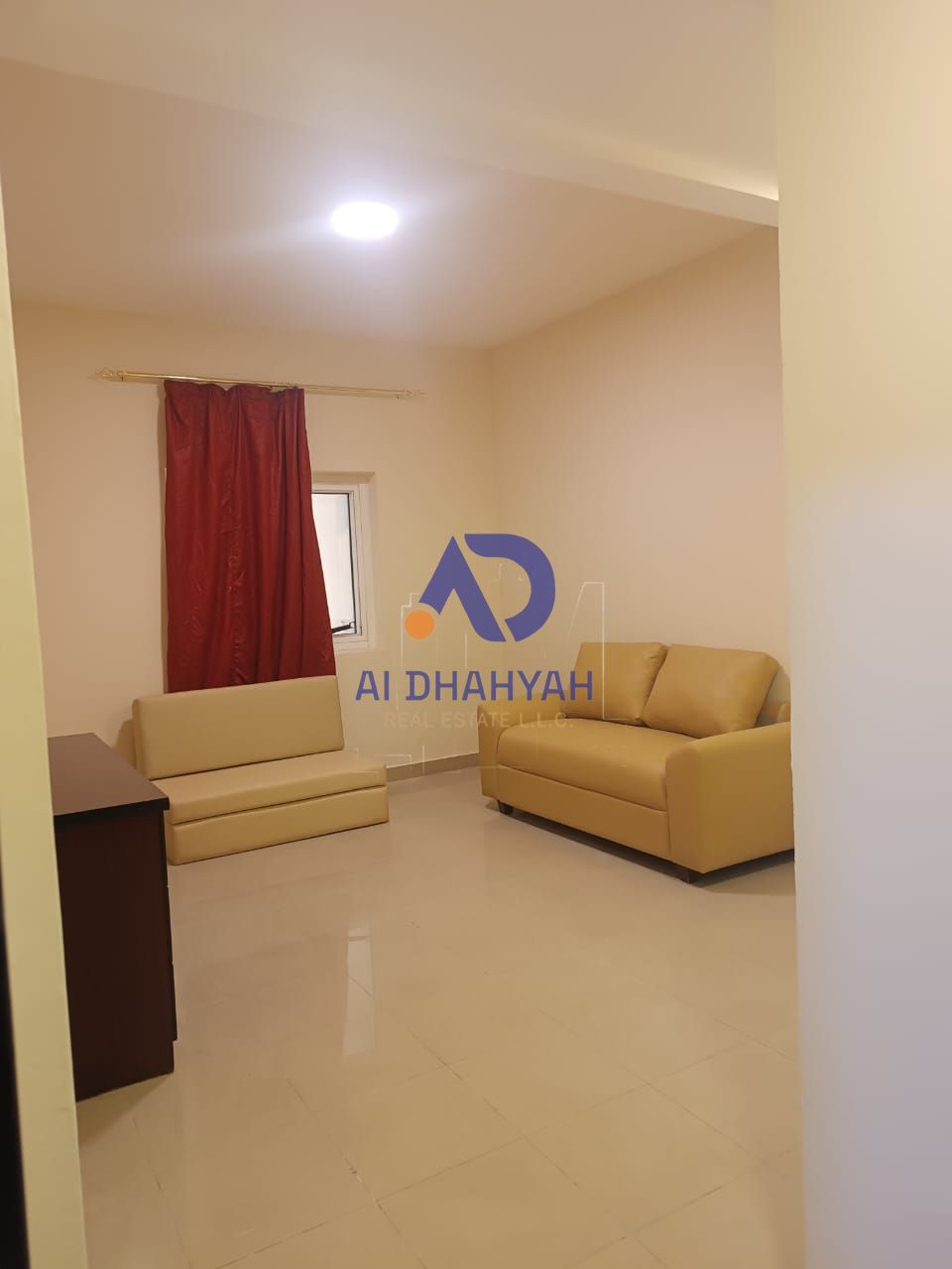 A distinctive residential apartment for monthly rent overlooking Al-Safiya Park, consisting of one bedroom and a living room.
