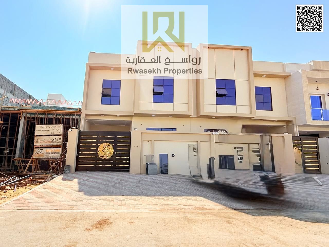 Luxury Townhouse for Sale in Al Yasmeen, Ajman | Ready to Move In – Prime Location & Elegant Finishing!
