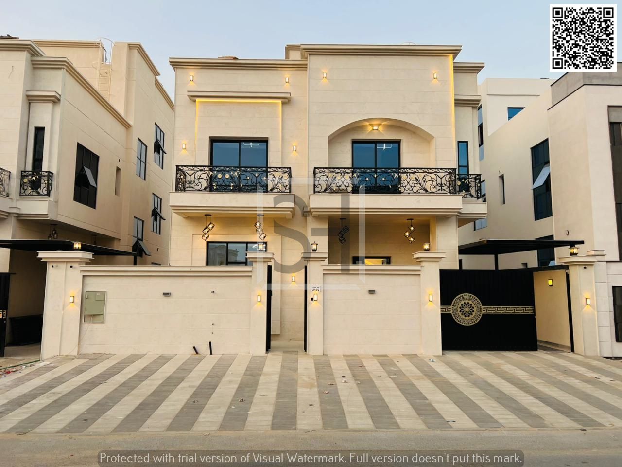 For sale: Classic villa with high-end finishing, opposite services and a mosque, including air conditioning.
