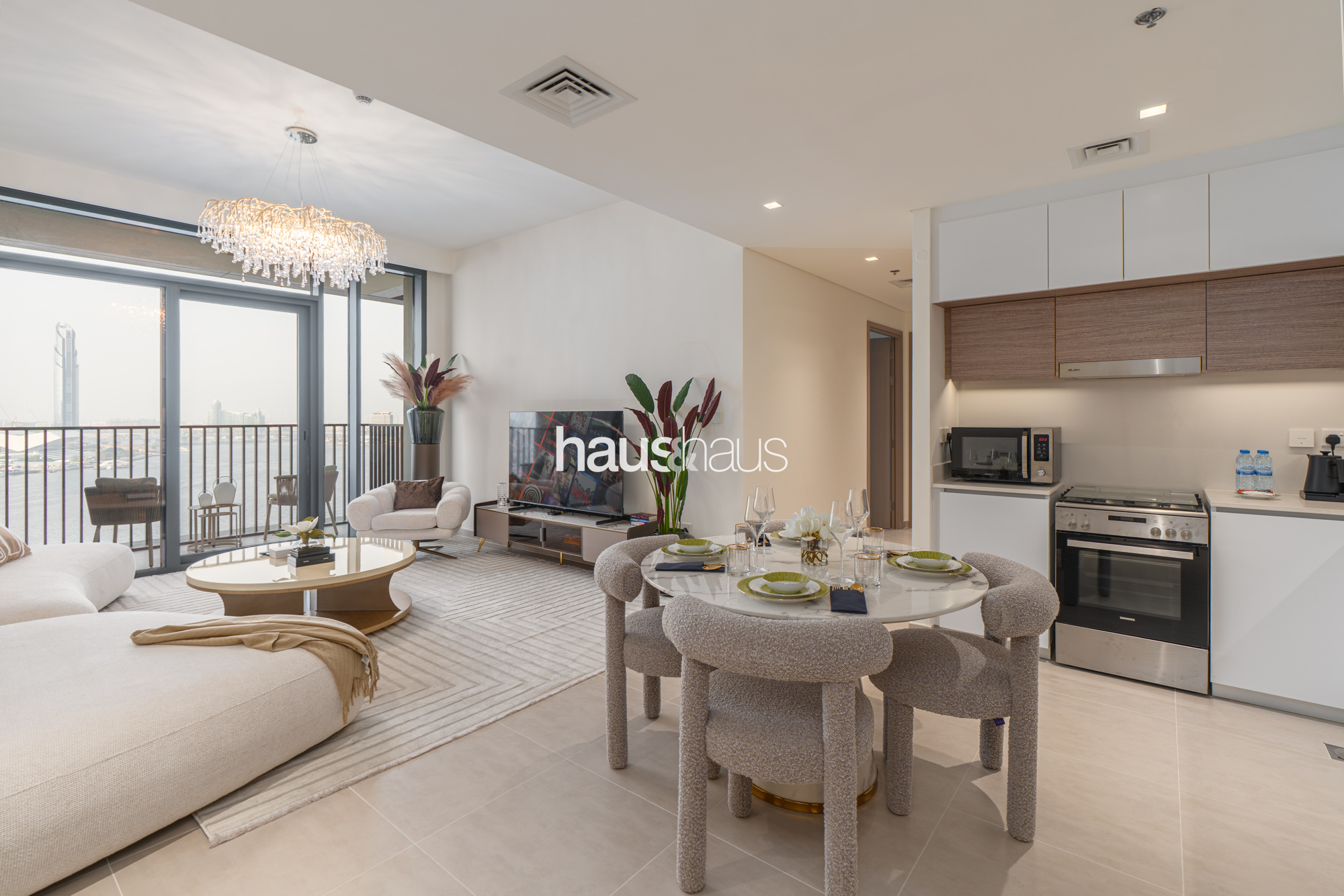 Stunning Creek and Skyline Views | Elegant 2BR