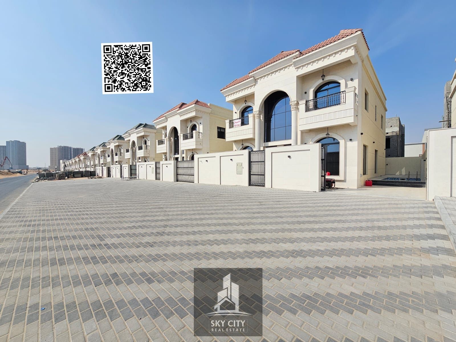 Luxury classic villa with a swimming pool on a 3,336 sq ft plot directly opposite Azha. Registration fees included. Price negotiable.