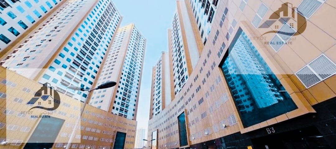 One bedroom and living room for monthly rent in Pearl Towers, Ajman. Located in Al Rashidiya 1, Ajman.