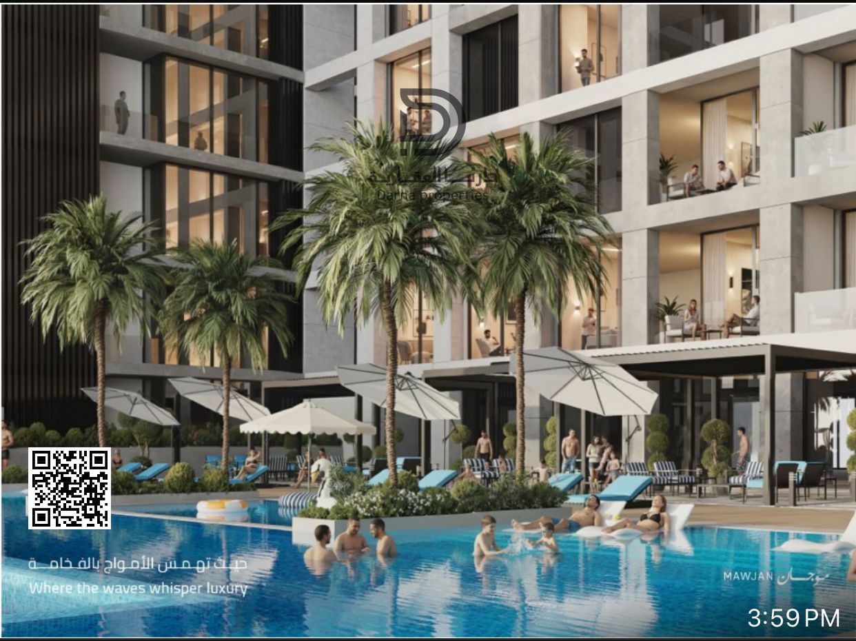 1 Bedroom Apartment in Moujan Project, Ajman Corniche – Prime Location with Stunning Sea View