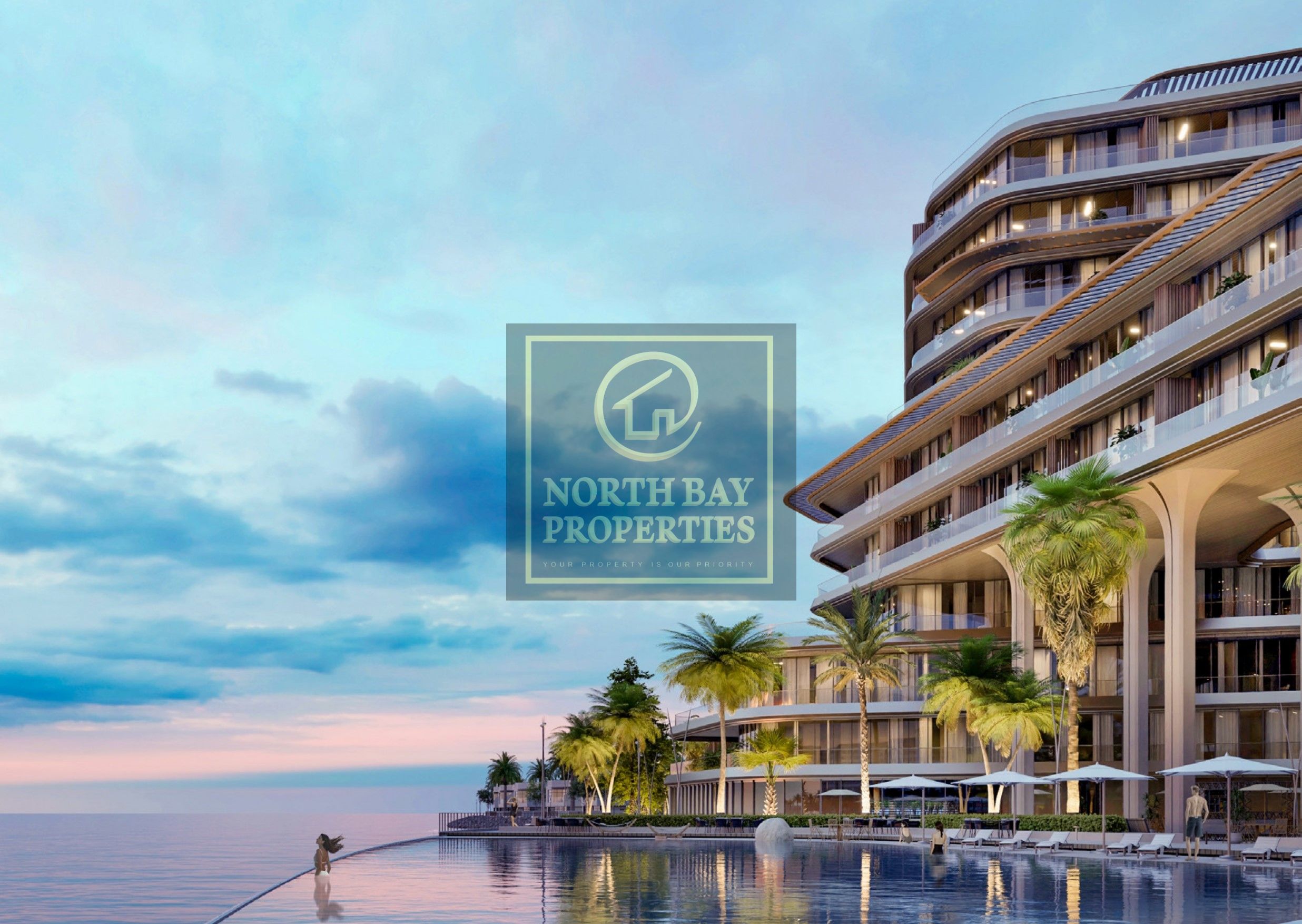 Lagoon View | 1BR Luxury Apartment | Tower 3