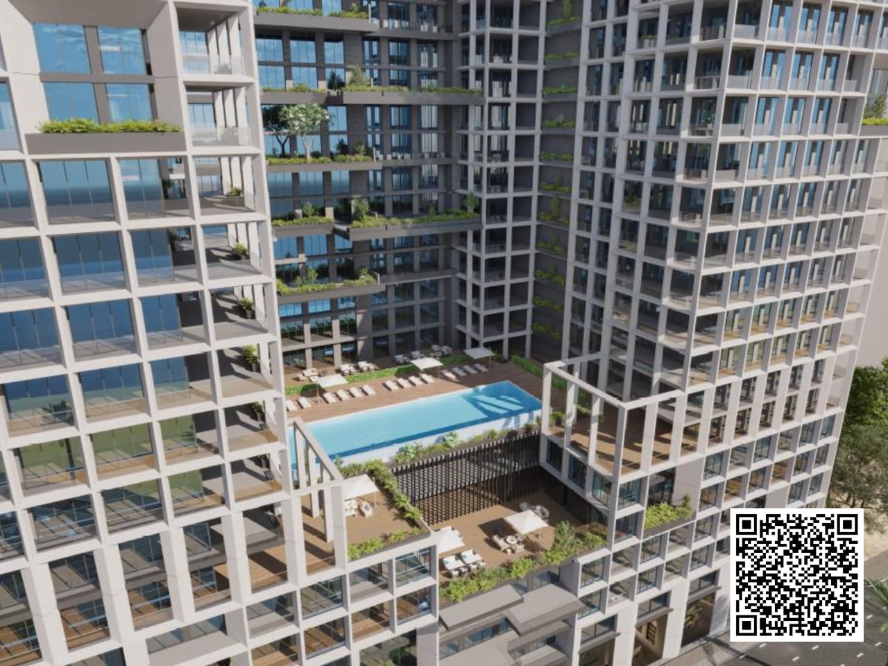 Partial sea view 1bhk apartment for sale in mawjan ajman on 5 year payment plan