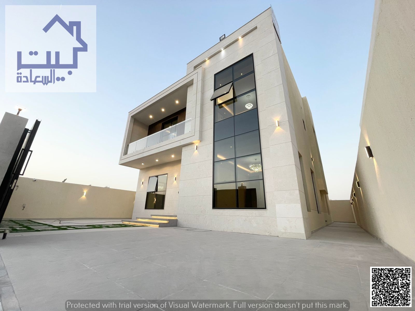 Spacious modern villa for sale in Al Amerah! Features 5 master bedrooms with built-in wardrobes and 2 elegant reception rooms in a prestigious neig
