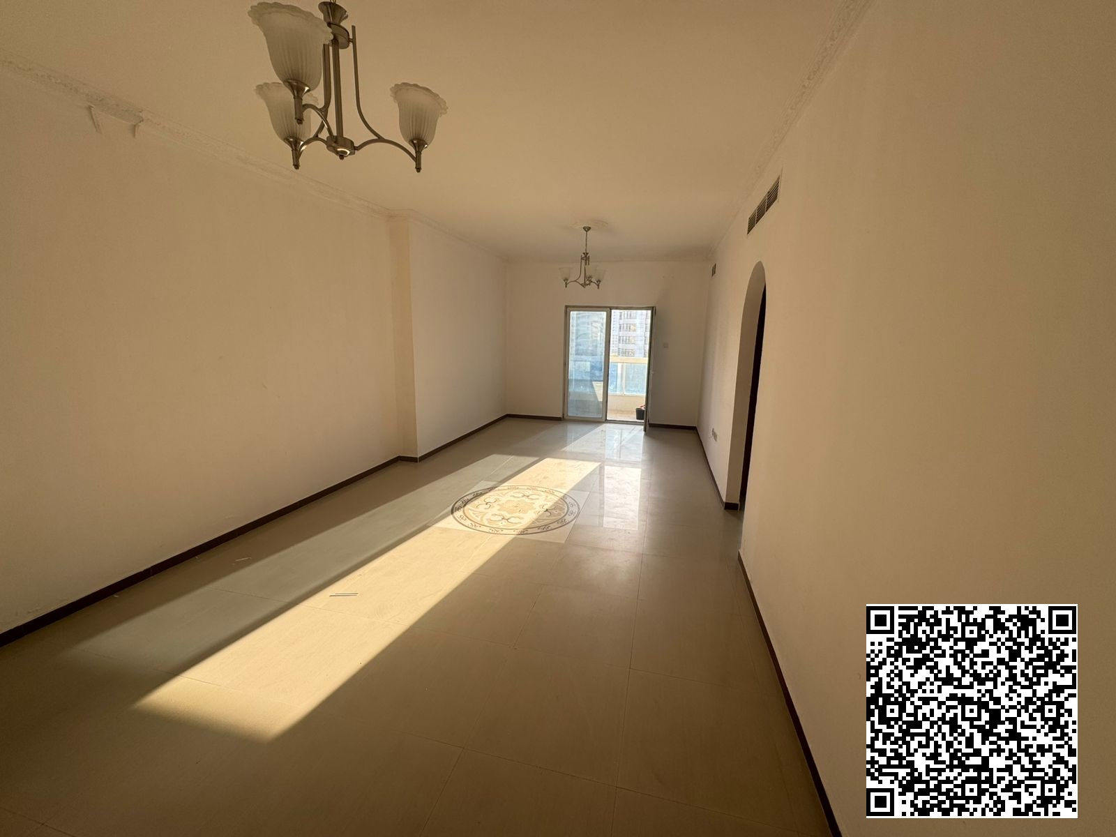 2BHK apartments for annual rent (different sizes, different views, different floors, and different prices starting from 37K to 47K dirhams)