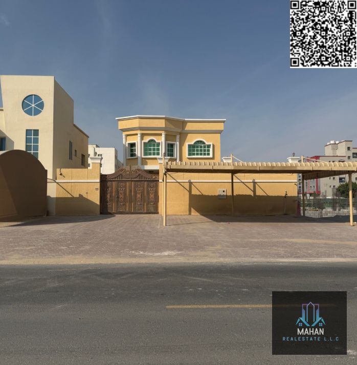 Villa For Sale In Ajman Al Rawda 2 5 Bedroom Hall Majlis Kitchen Maid room Land size 5000 sq. ft