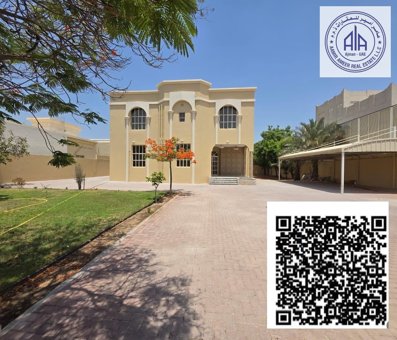 Corner Villa for Rent in Hamidiyah Ajman