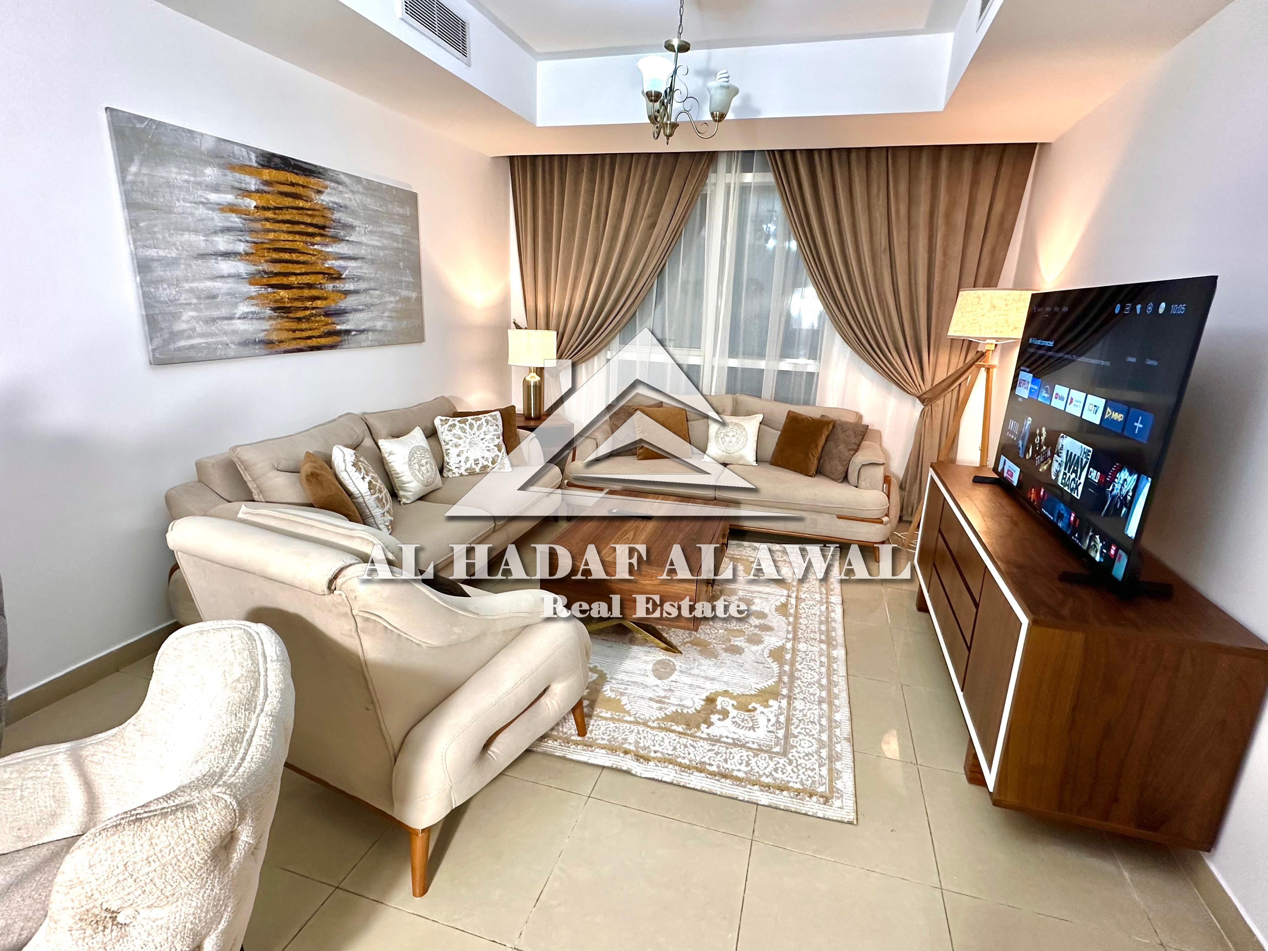 For monthly rent in Al khan 1BHK with free internet