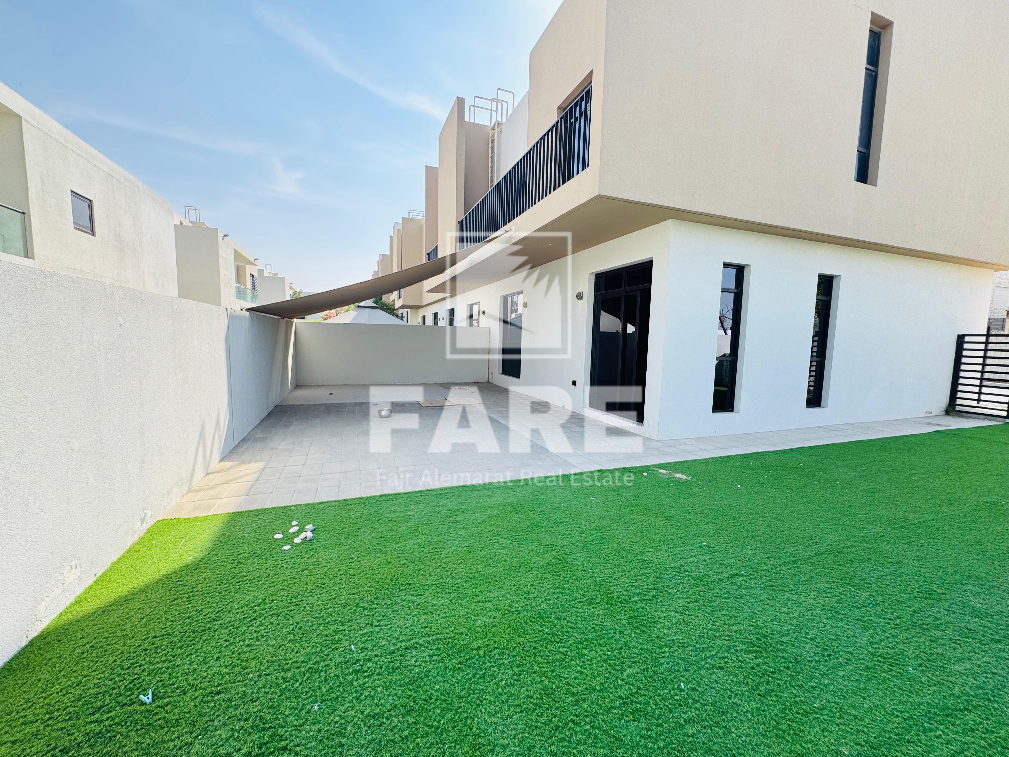 Corner Spacious 3-Bedroom Townhouse for Rent in Nasma Residences- With Private Garden