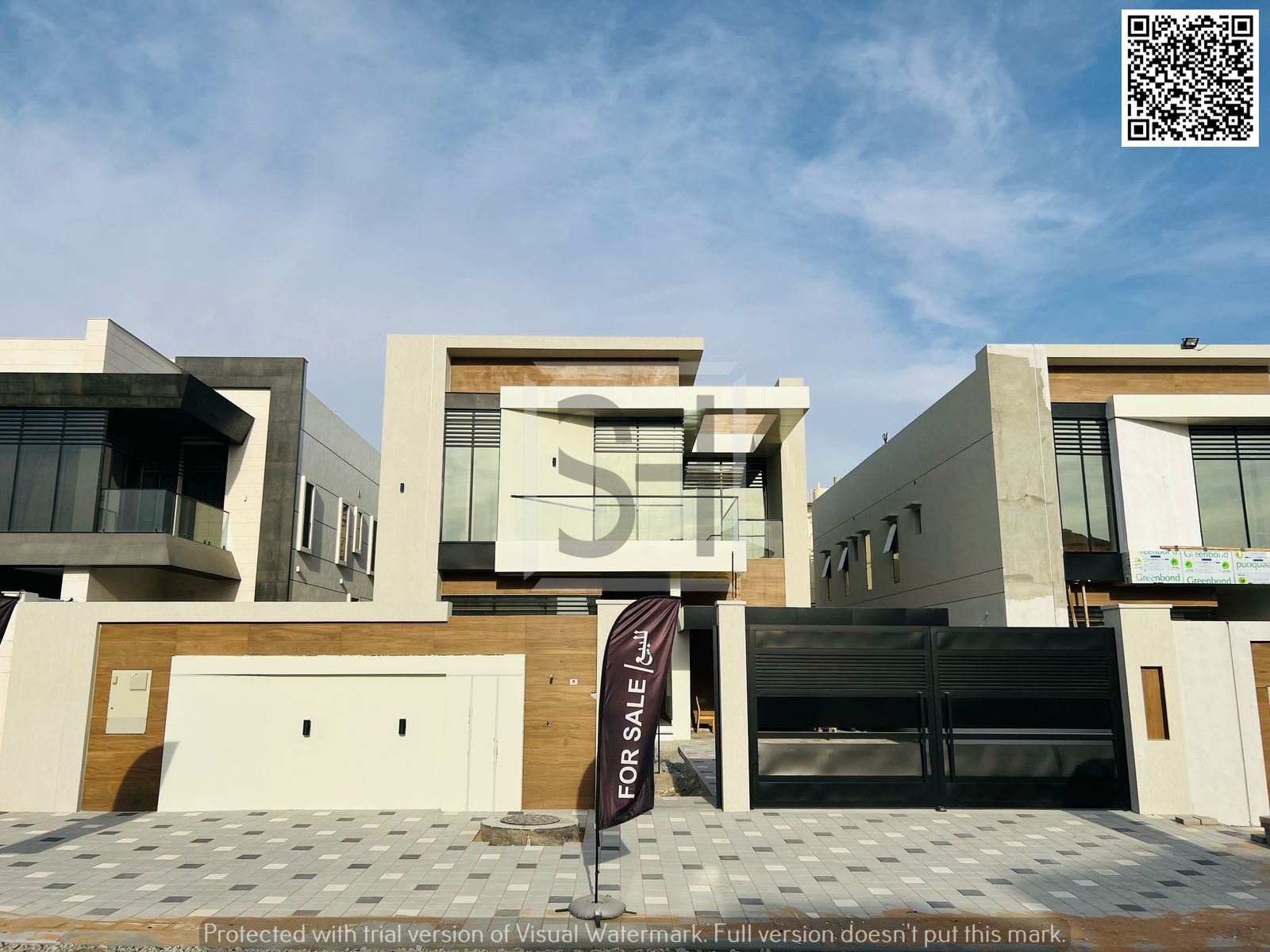 Villa for sale, including electricity, water, and air conditioning.