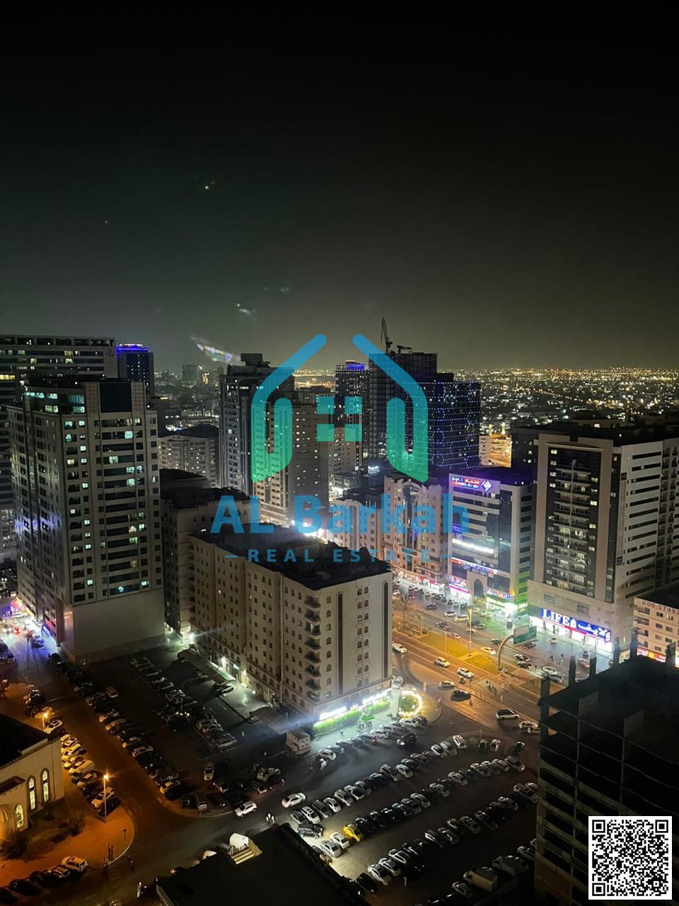 For Sale | Spacious 2BR Apartment with Full City View – Ajman One Towers Enjoy a breathtaking open city view from a high-floor