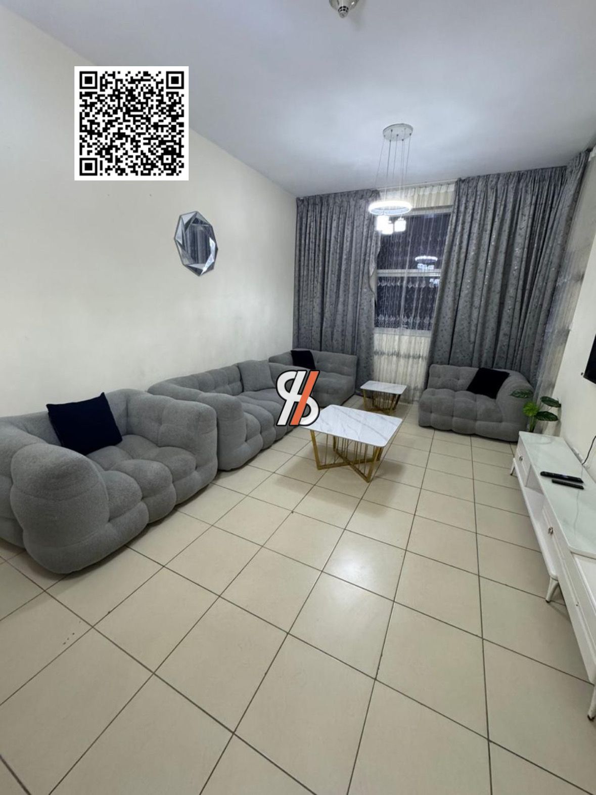 Available 1bhk biggest size for rent in ajman one towers