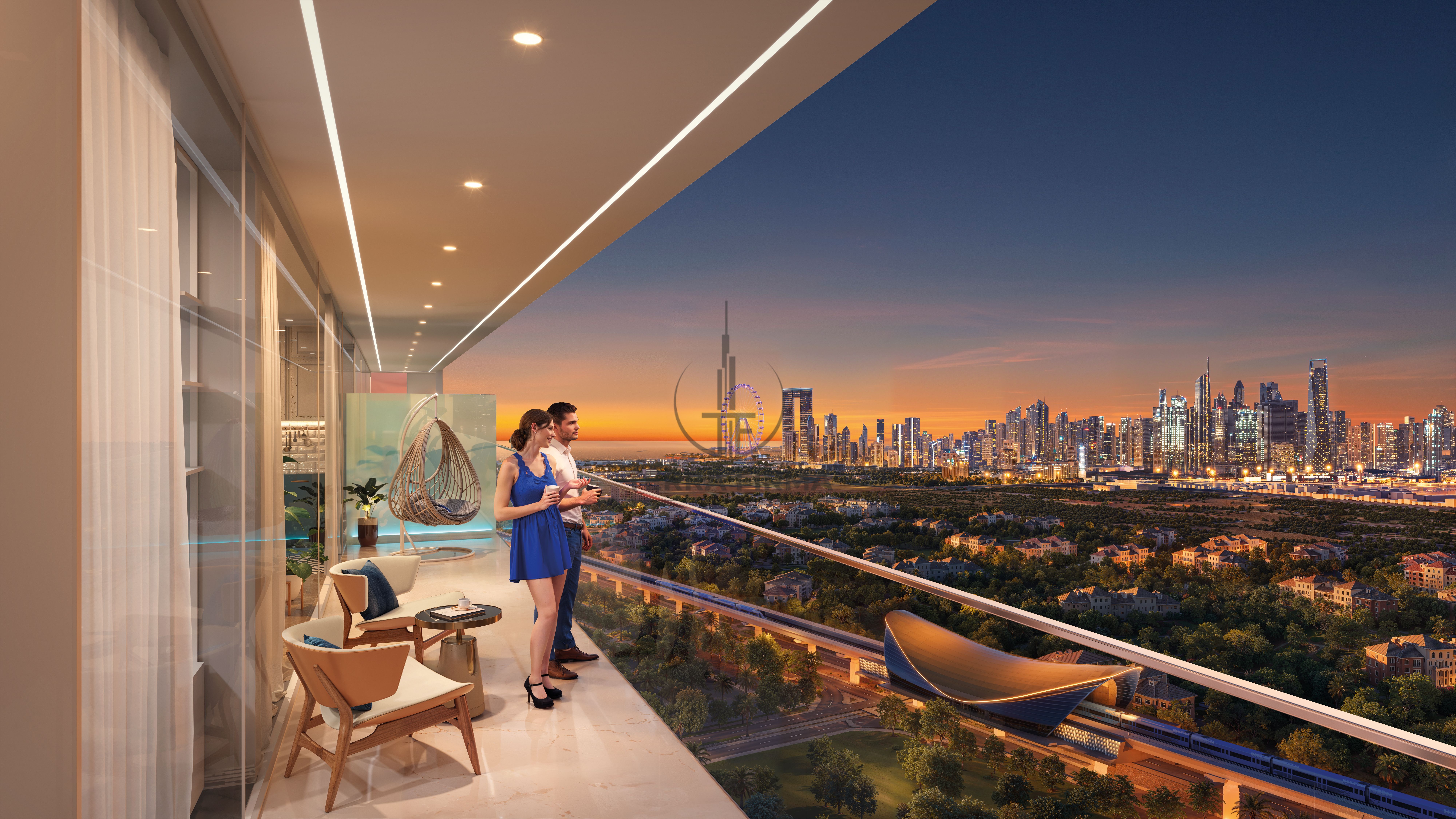 Fully Furnished Modern 2-Bedroom Apartments at SPARKLZ by Danube, Dubai