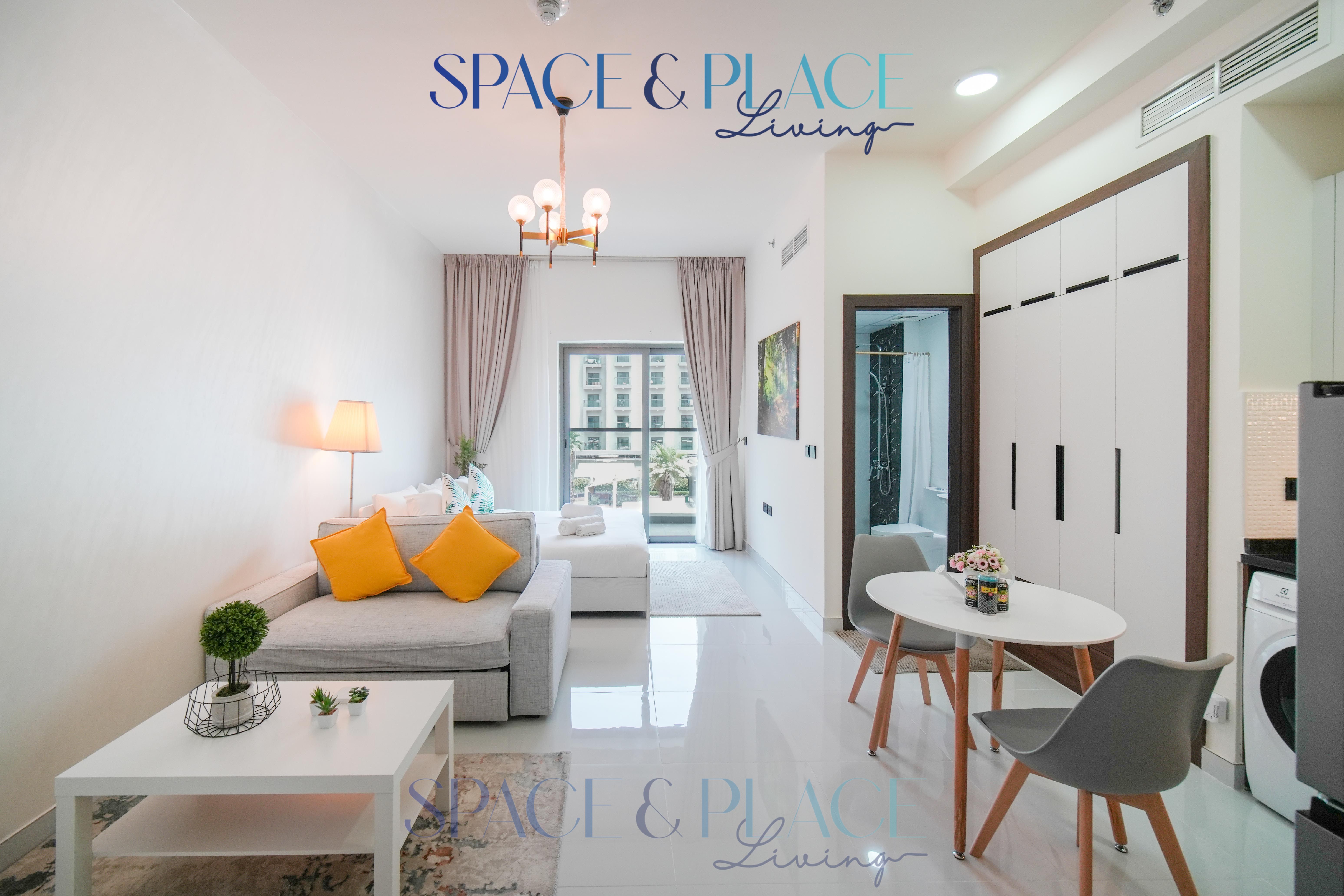 Studio | Park View | Walk in Warsan Lake | All Inclusive Bills