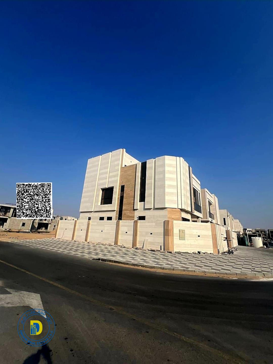 For sale: Modern villa 6BR and a roof , including registration fees, Al Bahia . Super deluxe finishing, freehold, bank financing .