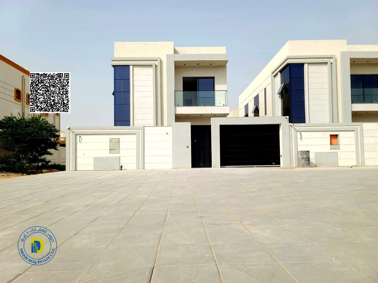 For sale: 5-bedroom villa in Al Mowaihat 2, super deluxe finishing, prime location in the heart of Ajman, freehold ,bank financing