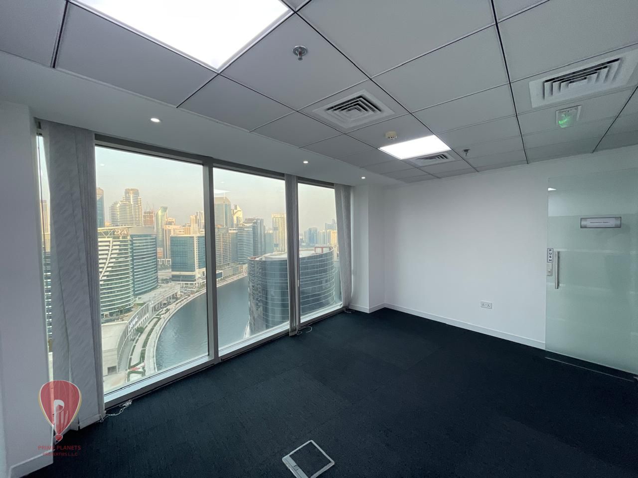 Road, Canal & Burj Khalifa View | Vacant Office