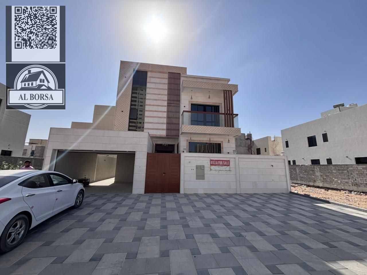 Villa for sale in Al Amrah, Ajman - 5 master bedrooms, majlis and living room - freehold ownership for all nationalities