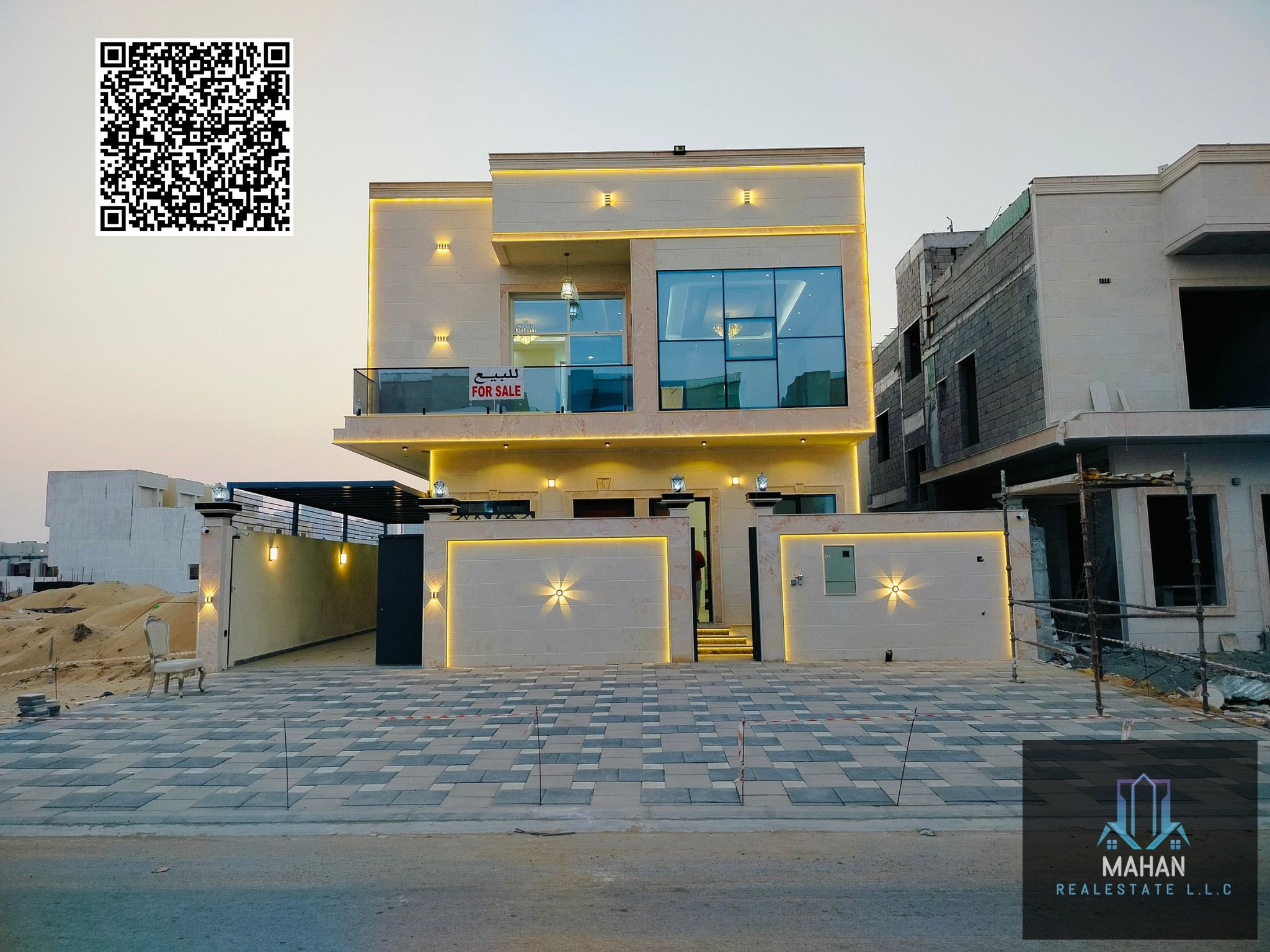 Modern villa in Al Helio 2, Ajman. Freehold villa available to all nationalities. Excellent strategic location.