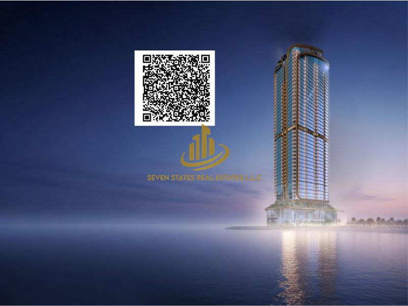 With a down payment of 89,000, own a 2-bedroom apartment with a sea view overlooking Ajman Corniche and the Arabian Gulf. Spacious area, flexible and