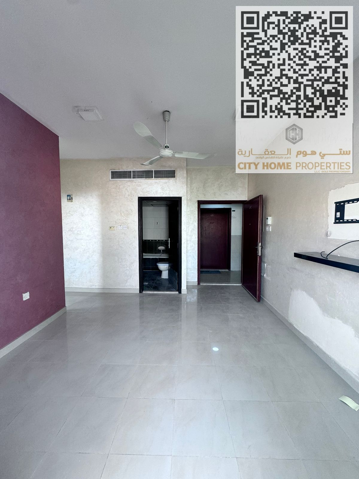 : Great Opportunity – 1BHK Apartment for Rent in Al Rawdha 1, near Mecca Street! Features: Spacious 1-bedroom with living room 1 bathroom C