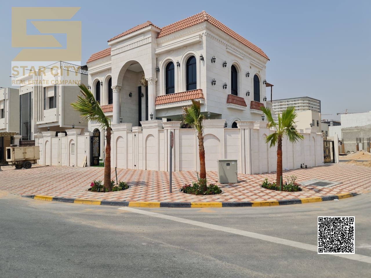 Luxury Corner Villa for Sale in Ajman – Super Deluxe Finishing