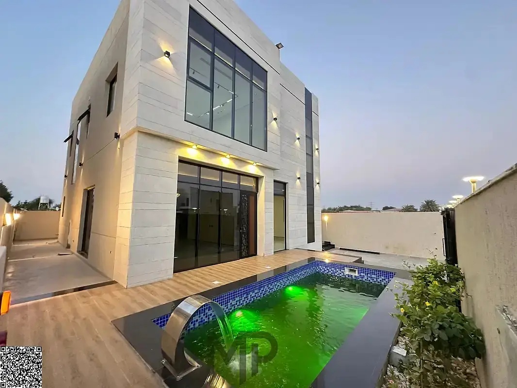 Luxury villa for sale with private pool and garden – Ajman | Registration fees included