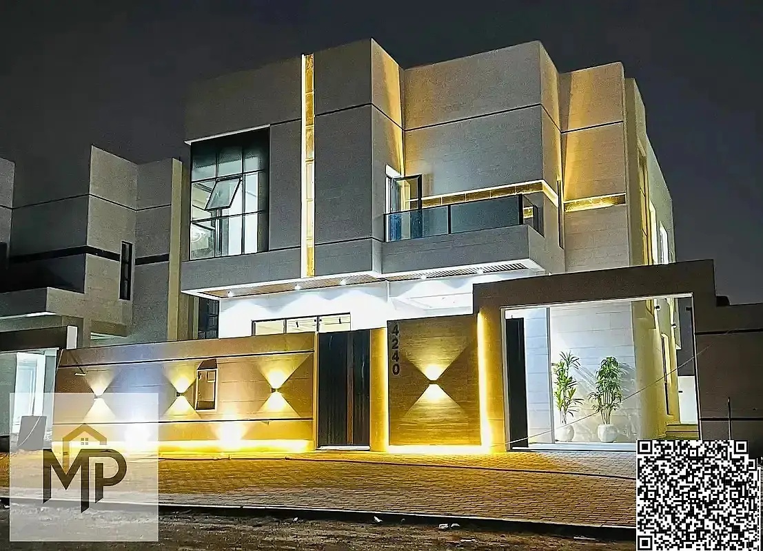 Own a villa with a private pool, including registration and ownership fees in Ajman, first occupant, with lifetime ownership and inheritance.