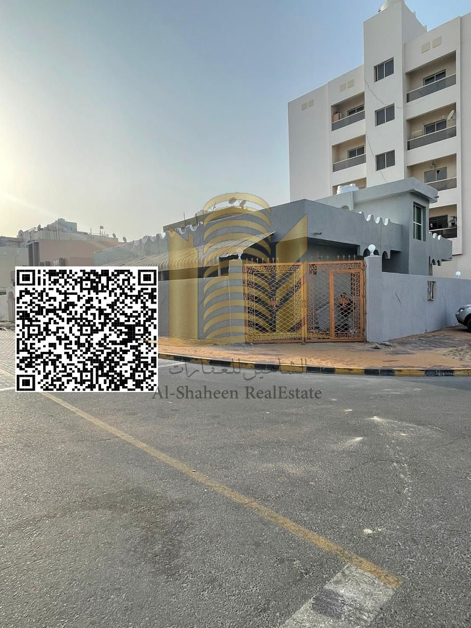 Villa for sale in Ajman, Al Nuaimiya area, a lively area close to all services, residential and investment