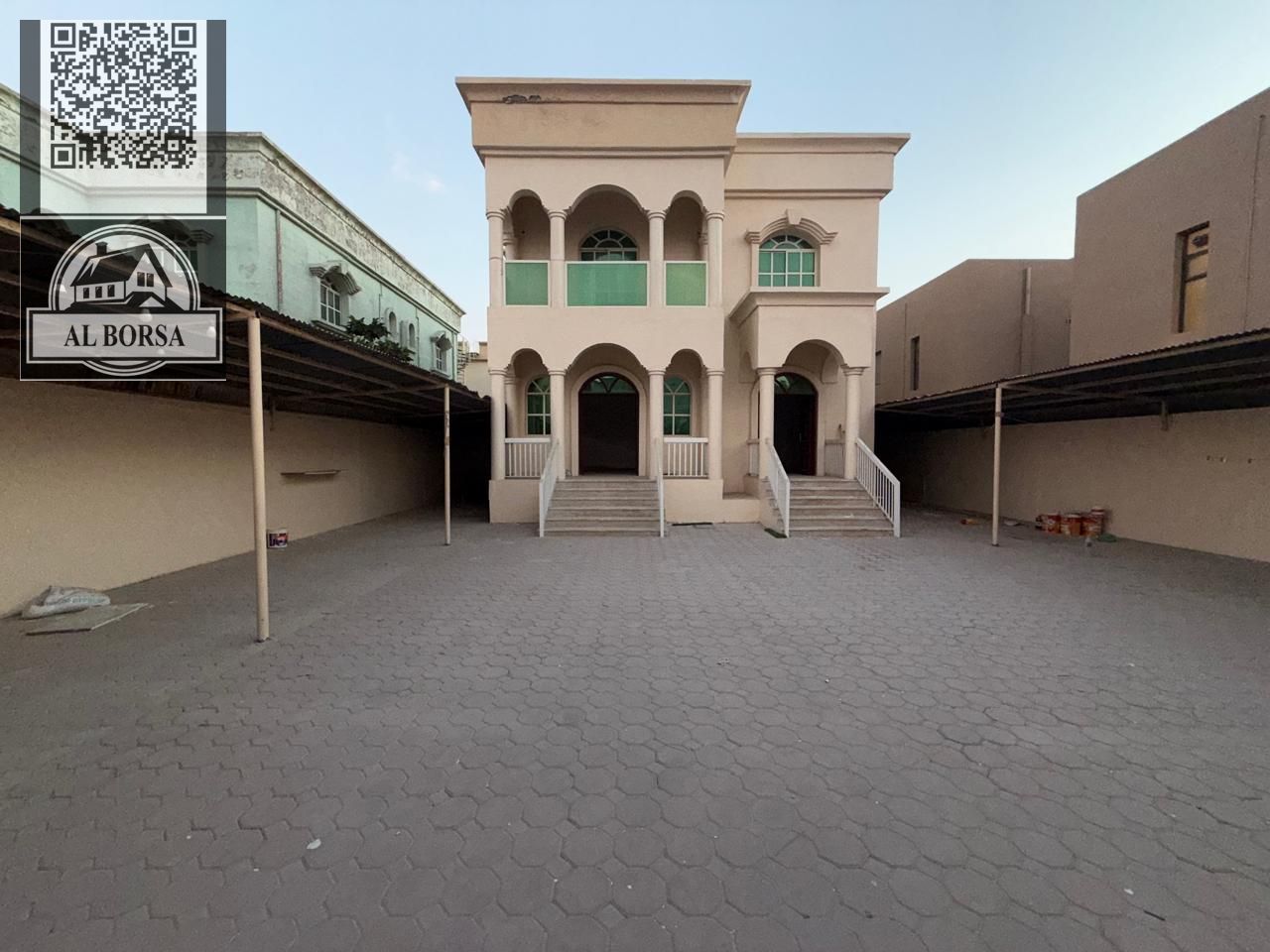 Luxury villa for rent in Rawda 2 – strategic location, one minute from Sheikh Ammar Street | 5 bedrooms + majlis + living room + spacious kitchen
