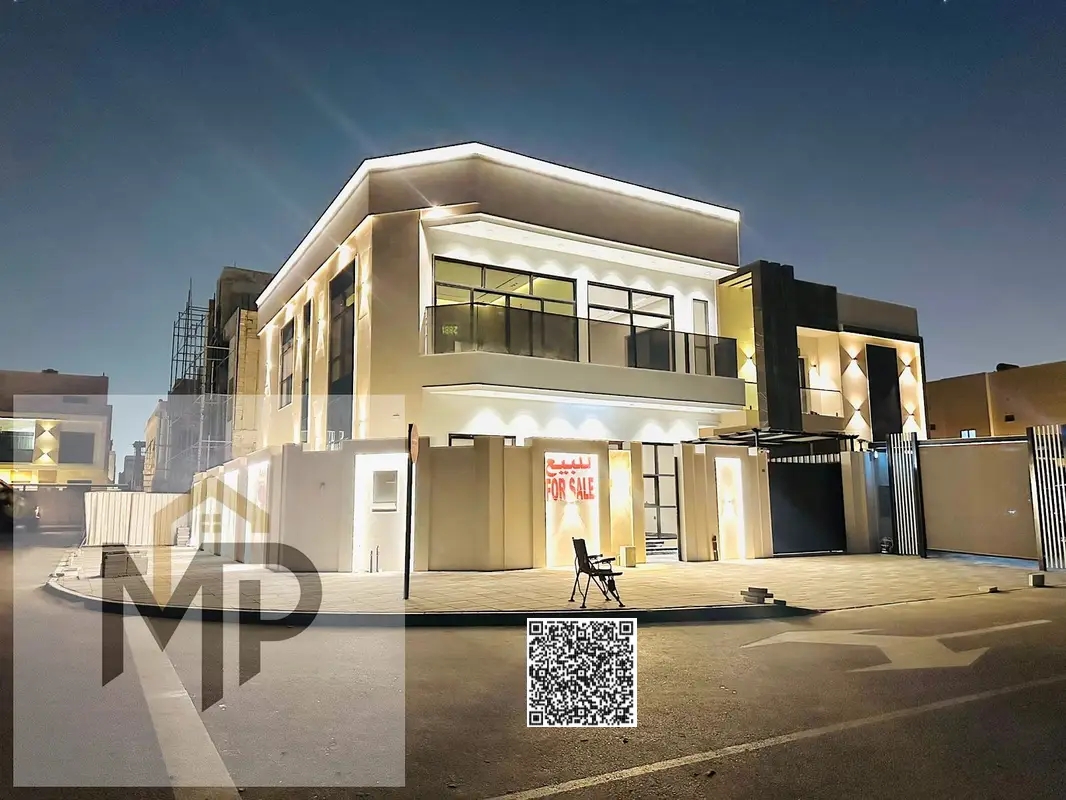 Villa at an affordable price, including registration fees, in one of Ajman's most prestigious areas. Freehold ownership for all nationalities.