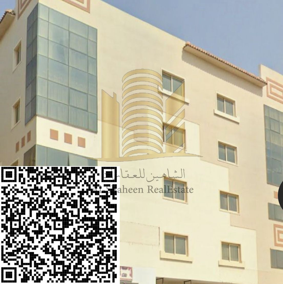 Commercial building for sale in Liwara Area: 4600 sq ft Specifications: 4 shops First and second floors: 9 rooms, currently rented by one tenant