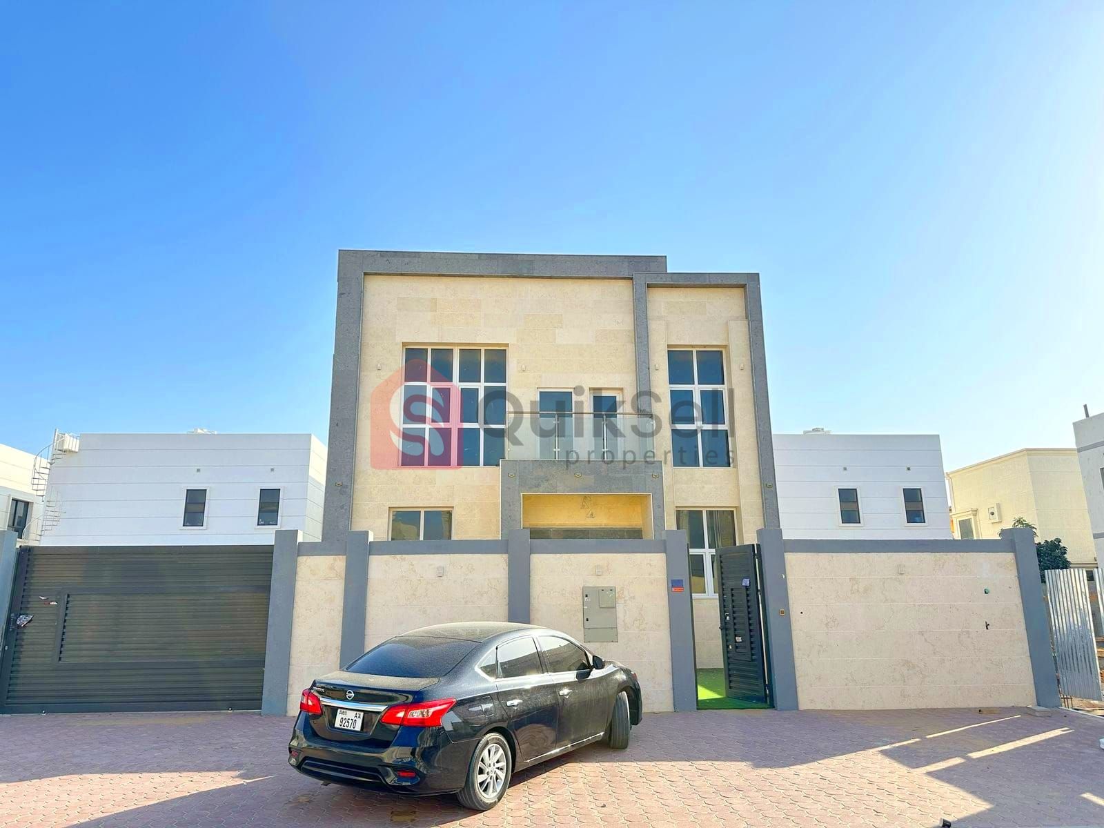 Cozy & Stylish Villa in the Heart of Al-Amerah with 4,300 square feet area, with 5 master bedrooms and a large internal courtyard and the façade