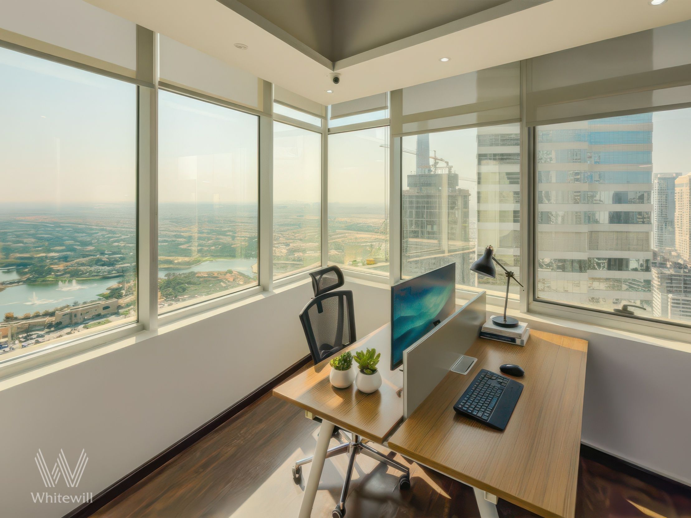 Furnished Office | Lake View | Rented | High Floor