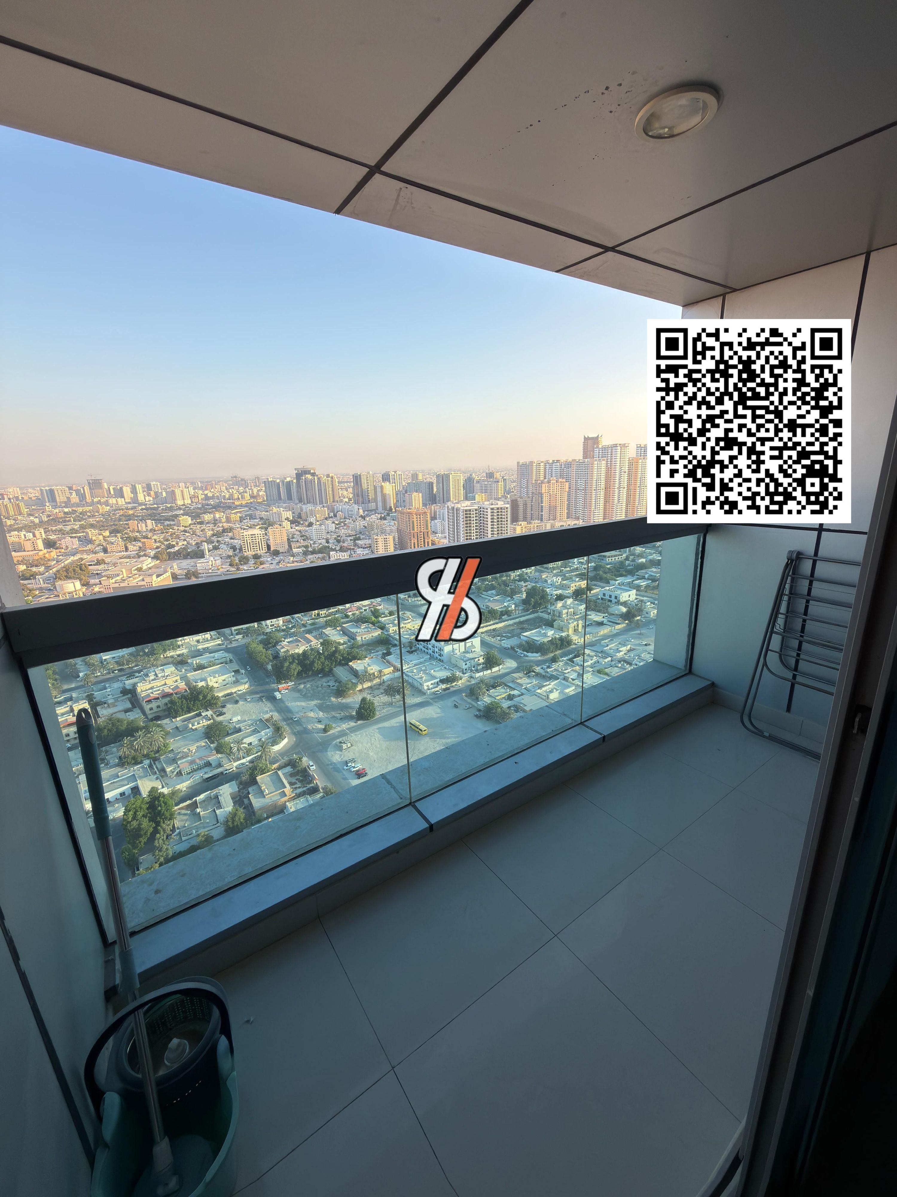 Available 1bhk full open view in corniche tower ajman