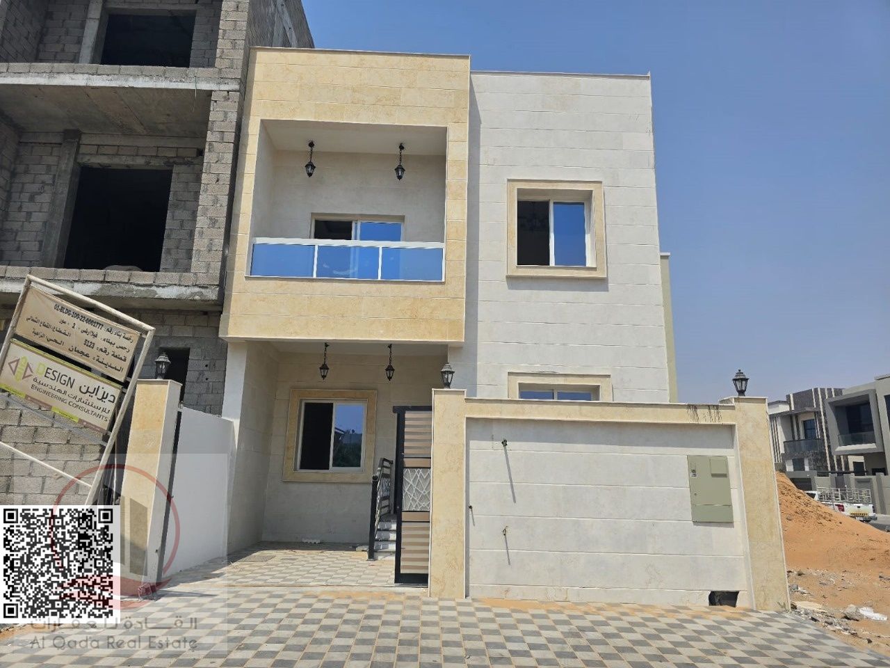 Villas for sale in Al Zahia area, Ajman. Elegant design in a prime location.