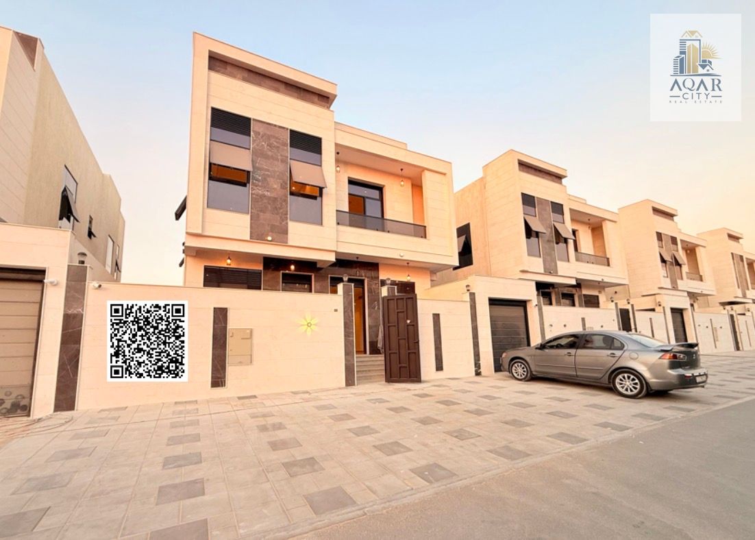 Villa for sale in Al Bahia area, Ajman, including AC installation. Freehold ownership for all nationalities. Asking price: AED 1,700,000 Five master bedrooms
